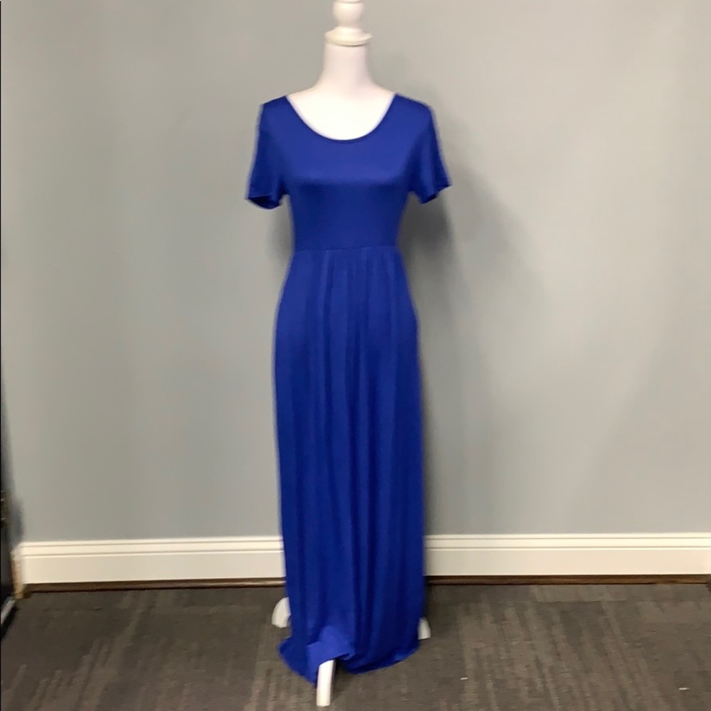 Blue dress
